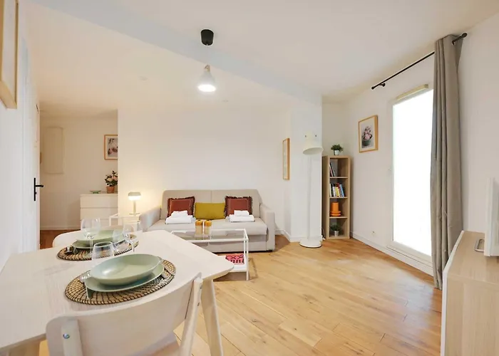 Bright Modern For 2p - La Defense Lejlighed Paris
